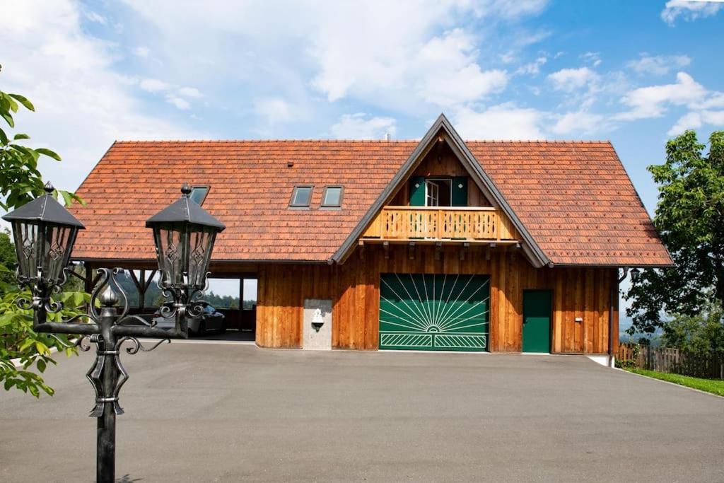 Chalet-Suedsteiermark - Traumhafte Aussicht, Infinity Pool, Privatsphaere, Klima Und De-Luxe Ausstattung Schwanberg Eksteriør bilde