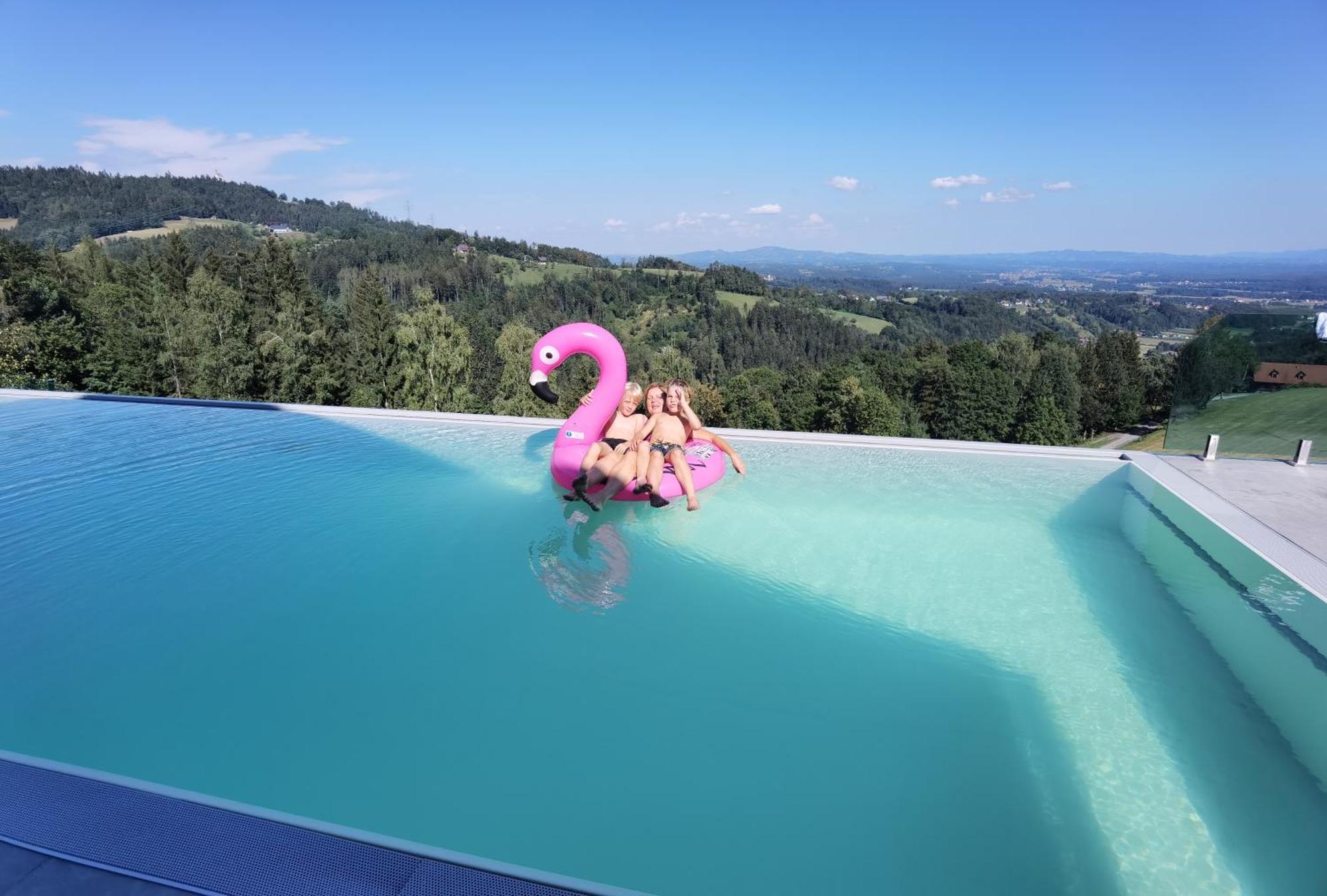 Chalet-Suedsteiermark - Traumhafte Aussicht, Infinity Pool, Privatsphaere, Klima Und De-Luxe Ausstattung Schwanberg Eksteriør bilde